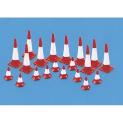 Modelscene 5008 HO TRAFFIC CONES-LRG&SMLL - Model Train Junction: Quality Parts and Art Supplies