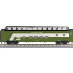 MTH 30-67557 60' STREAMLINED ABS FULL LENGT BURLINGTON NORTHERN - Model Train Junction: Quality Parts and Art Supplies