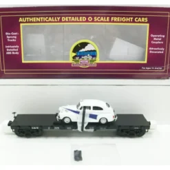 MTH 20-98685 50 Ton 41 Ft. Wood Flatcar w/1941 Ford - Model Train Junction: Quality Parts and Art Supplies