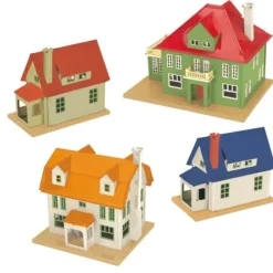 MTH 11-90010 #192 Villa Set (Set of 4) - Model Train Junction: Quality Parts and Art Supplies
