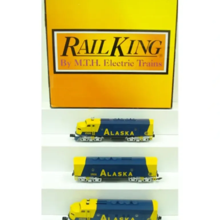 MTH 30-2715-1 Alaska F-3 ABA Diesel Engine Set w/Proto-Sound 2.0 #1500/1501/1502 - Model Train Junction: Quality Parts and Art Supplies