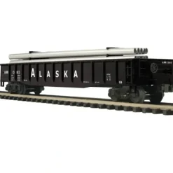 MTH 20-98756 Alaska Gondola Car w/Pipe Load - Model Train Junction: Quality Parts and Art Supplies