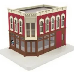 MTH 30-90353 Assembled Taylors Video Studio Corner Building w/ Blinking Sign - Model Train Junction: Quality Parts and Art Supplies