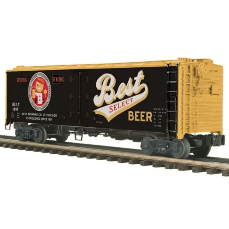MTH 20-94201 Best Select Beer 40 Reefer Car - Model Train Junction: Quality Parts and Art Supplies