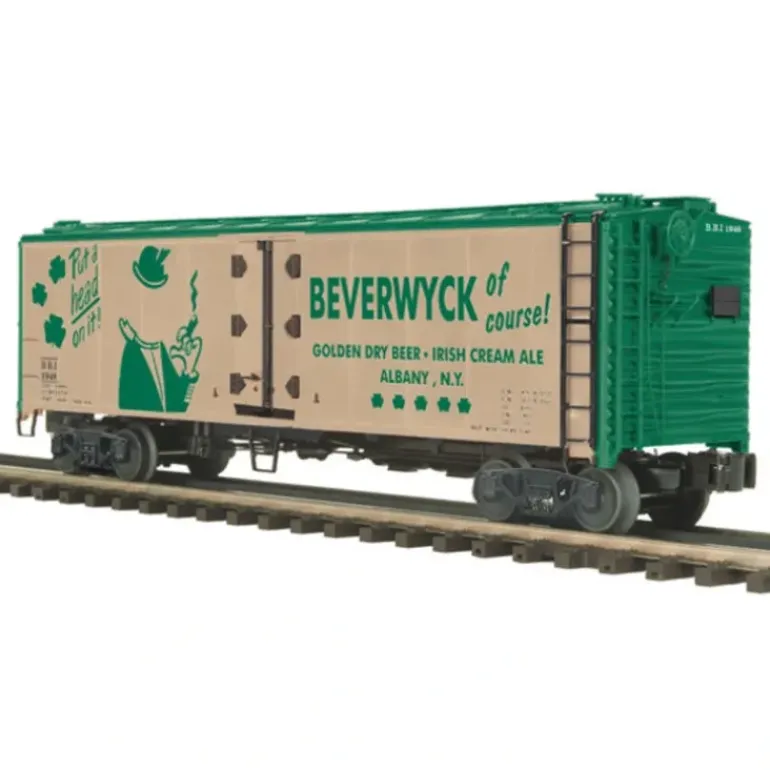 MTH 20-94209 Beverwyck Irish Cream Ale 40 Reefer - Model Train Junction: Quality Parts and Art Supplies
