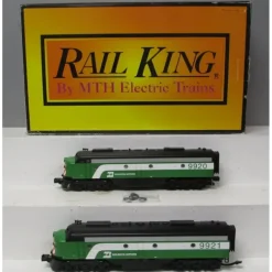 MTH 30-2997-1 BN EMD E-8 AA Diesel Engine Set w/PS 2.0 #9920/9921 - Model Train Junction: Quality Parts and Art Supplies