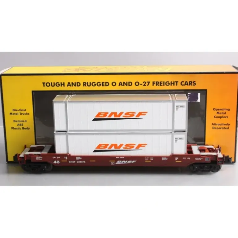 MTH 30-76392 BNSF Husky Stack Car - Model Train Junction: Quality Parts and Art Supplies