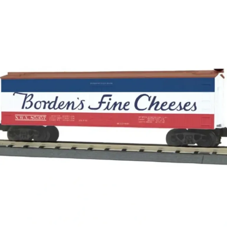 MTH 30-78101 Borden's Fine Cheese Reefer Car - Model Train Junction: Quality Parts and Art Supplies