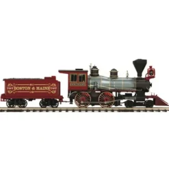 MTH 20-3393-1 Boston & Maine 4-4-0 American Hi-Rail Wheels Steam Loco w/PS3 #41 - Model Train Junction: Quality Parts and Art Supplies