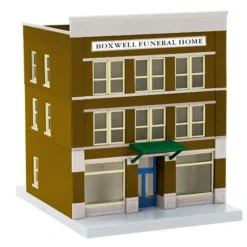 MTH 30-90321 Boxwell Funeral Home 3-Story City Building - Model Train Junction: Quality Parts and Art Supplies