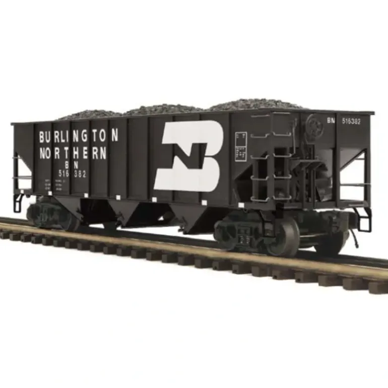 MTH 20-97703 Burlington Northern 70-ton 3-Bay Hopper Car - Model Train Junction: Quality Parts and Art Supplies