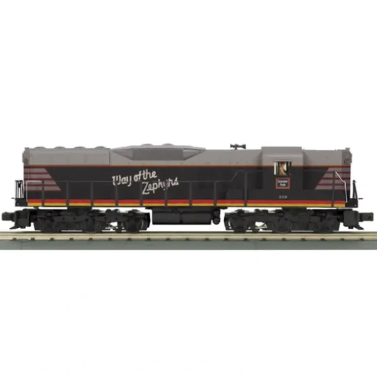 MTH 30-2872-1 Burlington SD-9 Diesel Engine w/Proto-Sound 2.0 #338 - Model Train Junction: Quality Parts and Art Supplies