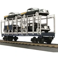MTH 30-76384 C&O Auto Carrier Flatcar with 4 '58 Studebakers - Model Train Junction: Quality Parts and Art Supplies