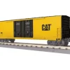 MTH 30-74545 Caterpillar 50' Double Door Plugged Boxcar - Model Train Junction: Quality Parts and Art Supplies
