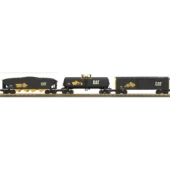 MTH 30-7046 Caterpillar RailKing Freight Car Set - Model Train Junction: Quality Parts and Art Supplies