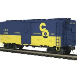 MTH 20-93419 Chesapeake & Ohio 40 AAR Box Car V2 - Model Train Junction: Quality Parts and Art Supplies