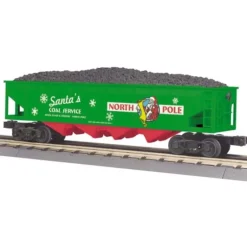 MTH 30-75318 Christmas 4-Bay Hopper Car - Model Train Junction: Quality Parts and Art Supplies