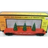 MTH 30-76211 Christmas Flatcar with 3 Xmas Trees - Model Train Junction: Quality Parts and Art Supplies