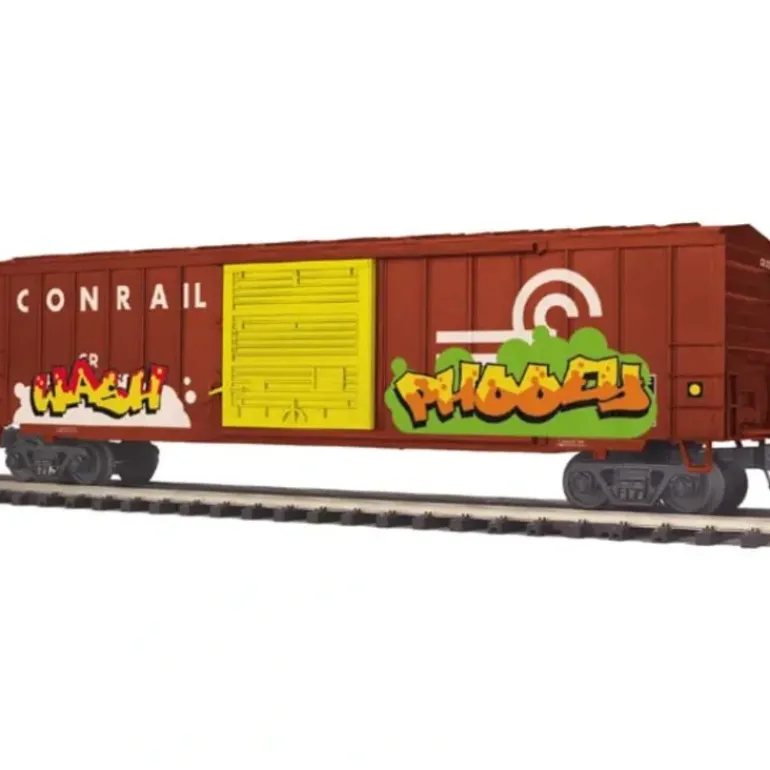 MTH 20-93489 Conrail 50' Boxcar w/Grafitti - Model Train Junction: Quality Parts and Art Supplies