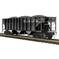 MTH 20-97676 D&RGW 70-ton 3-Bay Hopper Car - Model Train Junction: Quality Parts and Art Supplies