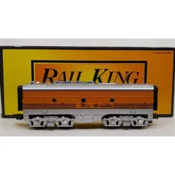 MTH 30-2184-3 Denver Rio Grande F-3 B Unit Diesel Loco Non-Powered LN/Box - Model Train Junction: Quality Parts and Art Supplies