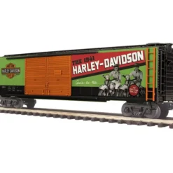 MTH 20-93508 DOUBLE DOOR 50' BOX CAR HARLEY-DAVIDSON 1941 - Model Train Junction: Quality Parts and Art Supplies