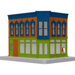 MTH 30-90391 Dr. Emerson Bigguns Opposite Corner Building w/Blinking Signal - Model Train Junction: Quality Parts and Art Supplies