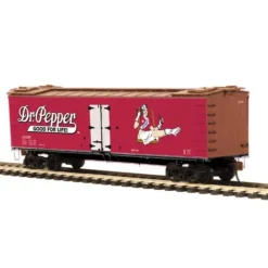 MTH 81-94009 Dr. Pepper HO Scale R-40-2 Woodside Reefer - Model Train Junction: Quality Parts and Art Supplies