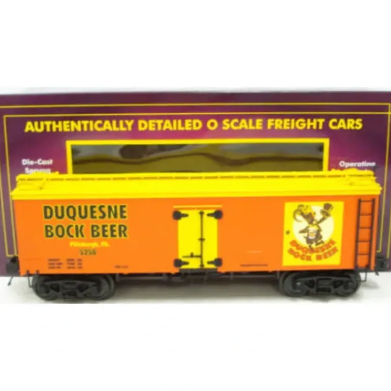 MTH 20-94327 Duquense Bock Beer 36' Woodsided Reefer - Model Train Junction: Quality Parts and Art Supplies