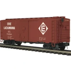 MTH 20-93482 Erie Lackawanna 40' AAR Box Car - Model Train Junction: Quality Parts and Art Supplies