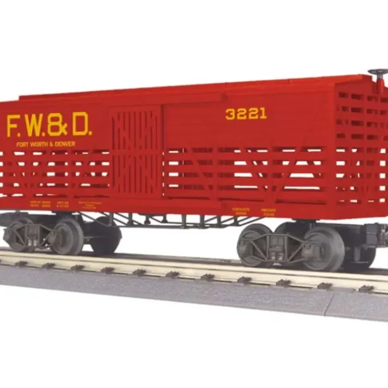 MTH 30-7183 Fort Worth & Denver Stock Car - 19th Century #3221 - Model Train Junction: Quality Parts and Art Supplies