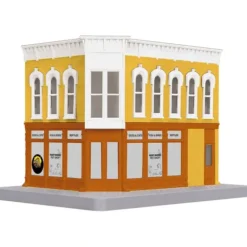 MTH 30-90388 Frisky Business Pet Shop Corner Building w/ Blinking Sign - Model Train Junction: Quality Parts and Art Supplies