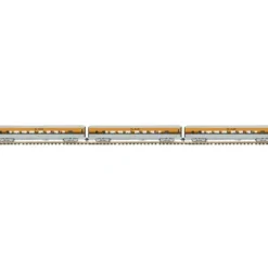MTH 70-65015 G Rio Grande Streamlined Ribbed Passenger Car Set (Set of 3) - Model Train Junction: Quality Parts and Art Supplies
