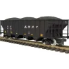 MTH 70-75025 G Scale Burlington Northern Santa Fe 4-Bay Hopper with Coal #616159 - Model Train Junction: Quality Parts and Art Supplies