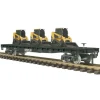 MTH 70-76043 G Scale Caterpillar Flat Car #782115 with CAT 247 Multi Loader (3) - Model Train Junction: Quality Parts and Art Supplies