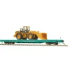 MTH 80-98012 Great Northern HO Scale 60' Wood Deck Flat Car w/950G Wheel Loader - Model Train Junction: Quality Parts and Art Supplies