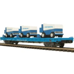 MTH 20-98642 GTW 60 Flat Car with 3 Zambonis - Model Train Junction: Quality Parts and Art Supplies