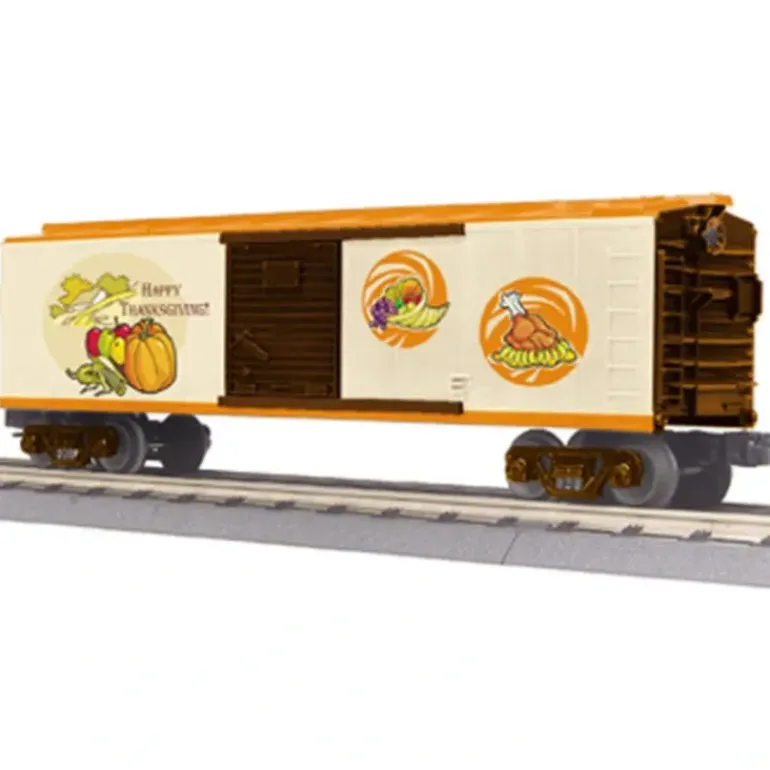 MTH 30-74603 Happy Thanksgiving Boxcar - Model Train Junction: Quality Parts and Art Supplies