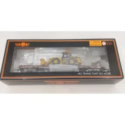 MTH 80-98009 HO Burlington Northern Santa Fe 60' Wood Flat Car w/ 950G Loader - Model Train Junction: Quality Parts and Art Supplies