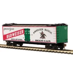 MTH 81-94002 HO Scale Anheuser Busch HO Scale R40-2 Woodside Reefer #3374 - Model Train Junction: Quality Parts and Art Supplies