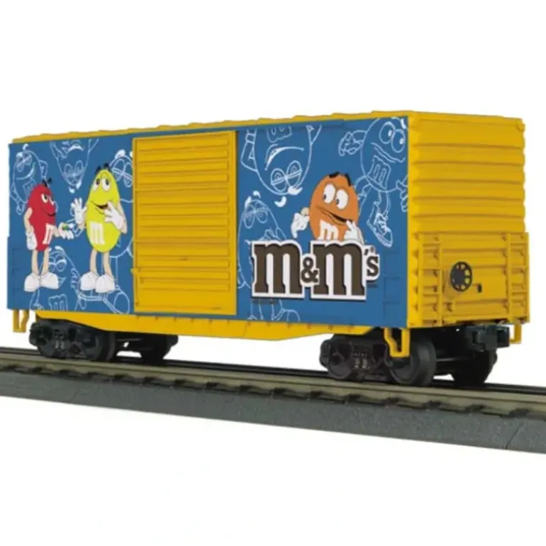 MTH 30-74575 M&Ms 40' High Cube Box Car - Model Train Junction: Quality Parts and Art Supplies