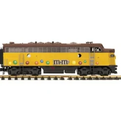 MTH 70-2080-4 M&Ms G Scale F-7 A-Unit Diesel (Dummy) - Model Train Junction: Quality Parts and Art Supplies