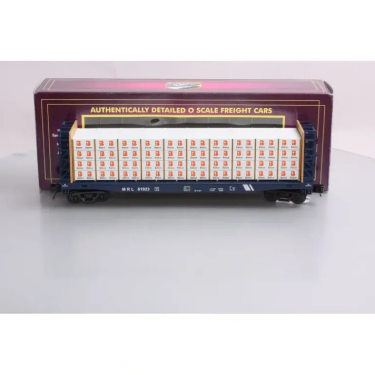 MTH 20-98661 Montana Rail Link Flat w/Bulkheads - Model Train Junction: Quality Parts and Art Supplies