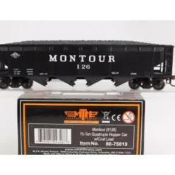 MTH 80-75019 Montour HO Scale 75-Ton Quadruple Hopper Car #126 - Model Train Junction: Quality Parts and Art Supplies