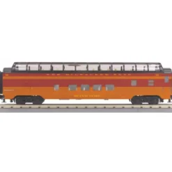 MTH 30-67197 MR 60' Streamlined Full-Length Vista Dome - Model Train Junction: Quality Parts and Art Supplies