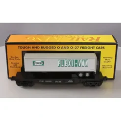 MTH 30-76374 New York Central Flat Car w/Trailer - Model Train Junction: Quality Parts and Art Supplies