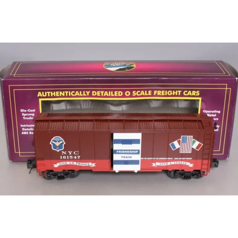 MTH 20-93522 NYC 1947 Friendship Train 40' AAR Box Car #161547 - Model Train Junction: Quality Parts and Art Supplies