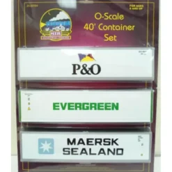 MTH 20-95064 O 40' Container Set (Set of 3) - Model Train Junction: Quality Parts and Art Supplies