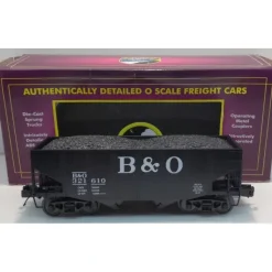 MTH 20-97269 O B&O 2-Bay Fish Belly Hopper Car w/Coal Load #321610 - Model Train Junction: Quality Parts and Art Supplies