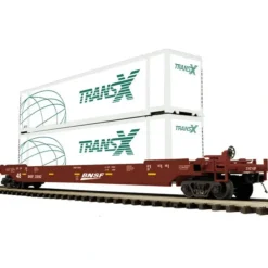 MTH 20-95093 O BNSF Husky Stack Car #668375 - Model Train Junction: Quality Parts and Art Supplies